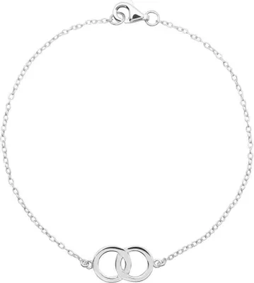 Produktbild von lanii 925 Silberarmband Unendlichkeitszeichen