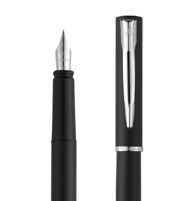 Image de WATERMAN Füllfederhalter Allure Schwarz C.C F Blau Geschenkbox
