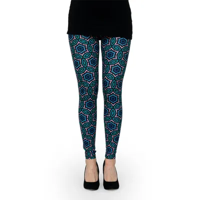 Produktbild von cosey - bedruckte bunte Leggins 33 - 40 - Design