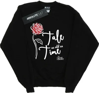 Produktbild von Disney - "Tale As Old As Time" Sweatshirt für Damen BI32686 (S) (Schwarz)