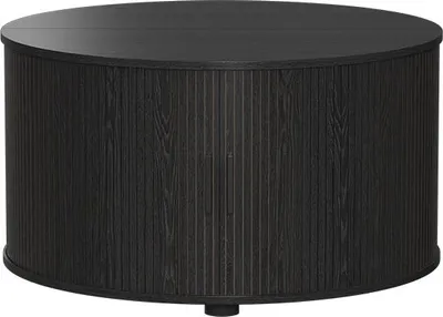 Produktbild von Couchtisch Vicco Selva Schwarz 80 x 80 cm mit Schiebetür, Model 56361