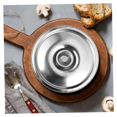 Produktbild von 2 Stück Edelstahl-Topfdeckel für Töpfe, Schüsseln und Gewürztöpfe