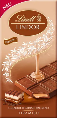 Produktbild von Lindt Lindor Tafel Tiramisu mit zartschmelzenden Mascarpone 100g