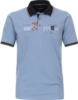 Produktbild von Casa Moda Kurzarm-Poloshirt Hellblau
