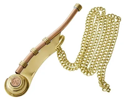 Produktbild von Bootsmannspfeife Nostromo Messing 14 cm Osculati 21.482.00