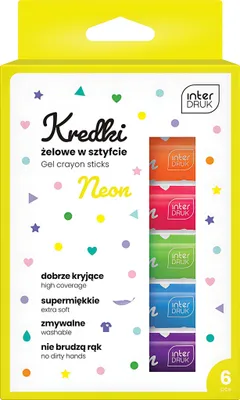 Obrázok produktu pre Interdruk gélové ceruzky 6 ks.