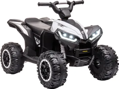 Produktbild von HOMCOM Kinder Quad Elektro 12V Kinderquad mit Vorwärts-, Rückwärtsfunktion, Musik, USB-Anschluss, LED-Scheinwerfer 3-6km/h Elektro-Quad für Kinder