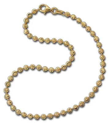 Image de Chaîne de cheville SilberDream pour femmes, 25 cm, motif lune, en argent sterling 925, couleur or, référence D3SDF3025Y