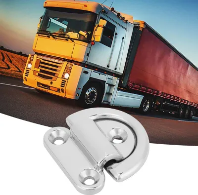 Obrázok produktu pre 8 mm z nehrdzavejúcej ocele Skladací čln Marine Pad Eye Stowage D Tiedown Ring Cleat pre jachty Motor
