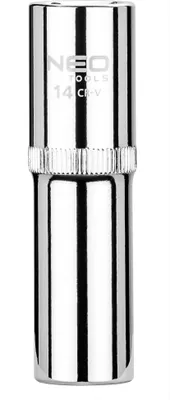 Obrázok produktu pre NEO TOOLS Dlhá šesťhranná objímka 1/2", 14 mm, Superlock