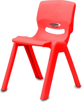 Produktbild von Jamara Kinderstuhl Smiley bis 100 kg rot, Baby-/Kinderstuhl, Kunststoff, Rot, 100 kg