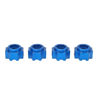 Zdjęcie produktu dla adapter sześciokątny 17 mm, adapter sześciokątny RC, adapter sześciokątny ze stopu aluminium, łącznik sześciokątny RC, adapter sześciokątny do opon 3,8 cala, akcesoria RC