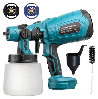 Obrázek produktu pro Elektrická stříkací pistole, bezdrátový design, nastavitelný objem barvy, pro Makita