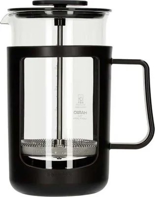 Produktbild von HARIO Cafe Press U 0,6l - French Press, Glas Kaffeepresse, Kaffeezubereiter