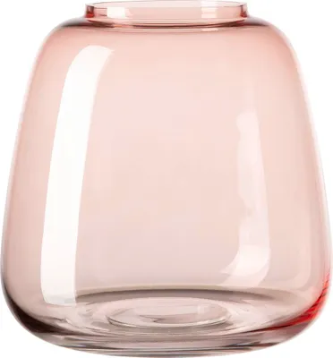 Produktbild von Fink SUNDAY, Vase, Glas, glatt, rose, H. 19 cm, D. 18 cm 116063