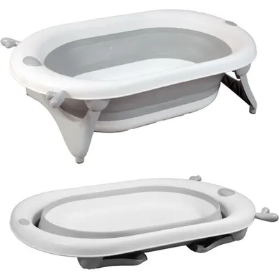 Image de Baignoire Pliante, 23x80x49 cm, Gris Blanc, LOOPING