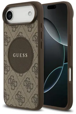 Obrázek produktu pro Guess 4G Circle Classic Logo MagSafe – Pouzdro iPhone Air (Hnědá)