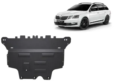 Produktbild von Unterfahrschutz für Motor und Getriebe aus Stahl für  Skoda Octavia 3  - 2013 - 2020