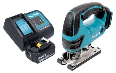 Zdjęcie produktu dla Wyrzynarka akumulatorowa Makita DJV 180 SM1X 18 V 135 mm + 1x akumulator 4,0 Ah + ładowarka