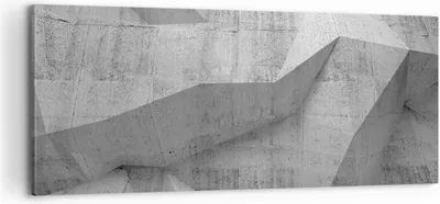 Produktbild von Bild auf Leinwand - Leinwandbild - Einteilig - Beton Wand Grau - 100x40cm - Wand Bild - Wanddeko - Wandbilder - Leinwanddruck - Bilder - Wanddekoration - Leinwand bilder - Wandbild - AB100x40-4183