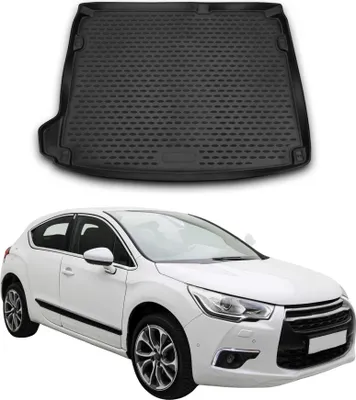 Immagine prodotto di Tappetino per bagagliaio Vassoio per Citroen DS4 2011-2015 Gomma TPE Nero