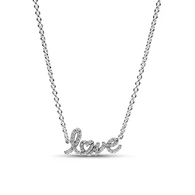Produktbild von Love Kette für Damen aus Sterlingsilber mit Zirkonia von PANDORA