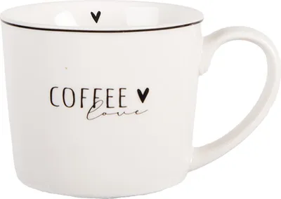 Obrázok produktu pre Hrnček Clayre & Eef 275 ml Biele porcelánové srdce