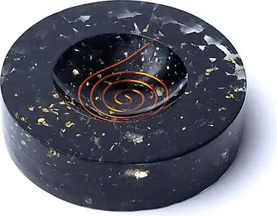 Zdjęcie produktu dla Orgonitowy stojak na kulę z czarnego turmalinu - opakowanie 3 szt. - 6 cm