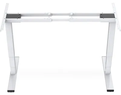 Produktbild von Digitus Elektrisch höhenverstellbares Tischgestell, Dual-Motor, 3-Stufen, Weiß, 100 kg, Elektro, 35 mm/sek, Gerade, 2 Bein(e), Weiß
