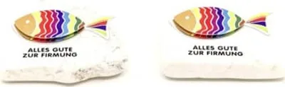 Produktbild von Dekofigur Regenbogenfisch Firmung