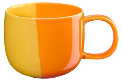 Produktbild von ASA Selection Henkelbecher Coupe Joy 0,4 L | Orange Smoothie : Orange Smoothie Farbe: Orange Smoothie