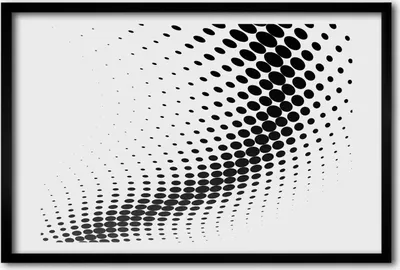 Produktbild von Bild 60x40 MDF-Rahmen, Wandkunst geometrischer Hintergrund