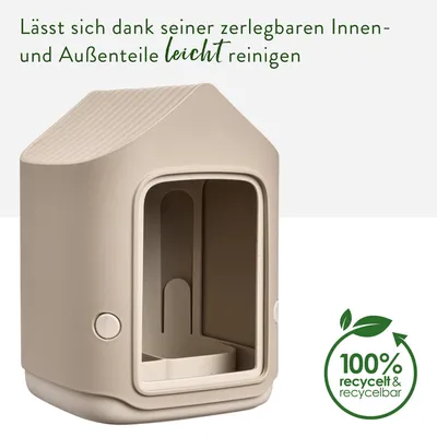 Immagine prodotto di Comoda mangiatoia per uccelli, 18 cm, beige fungo - elho bv