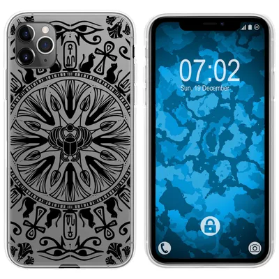 Produktbild von PhoneNatic Case kompatibel mit Apple iPhone 11 Pro Max Silikon-Hülle Mandala M3