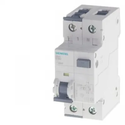 Produktbild von Siemens FI/LS 1+N 2TE 10kA Typ F(G/K) 30mA B16, 10 A, IP20