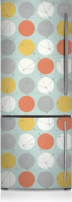Produktbild von Kühlschrankmagnete Kühlschrank Magnetfolie Magnete Küche 60x205 cm - Geometrisches Muster.