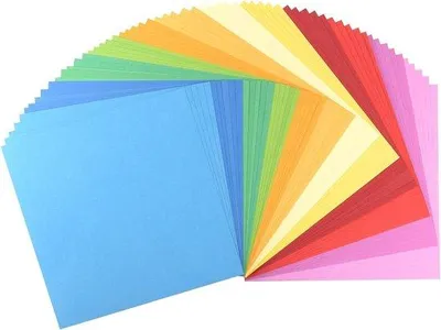 Produktbild von Kartonpapier vierkant 305 x 305 cm 216 g/m² - 60 Stück - für Scrapbooking und Kartenherstellung