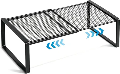 Productafbeelding van Verstelbare planken voor kledingkast - Uitbreidbare planken voor kasten - Keuken - Badkamer - Breedte 35 cm