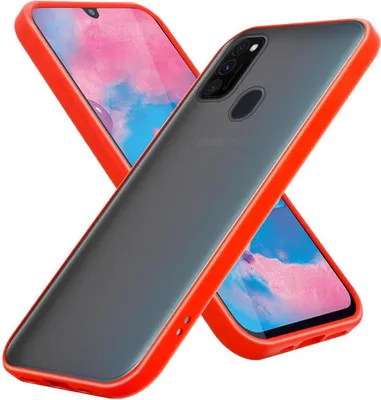 Produktbild von Cadorabo Hülle für Samsung Galaxy M21 / M30s Schutz Hülle in Transparent Handyhülle Hybrid Schutzhülle Etui TPU Silikon