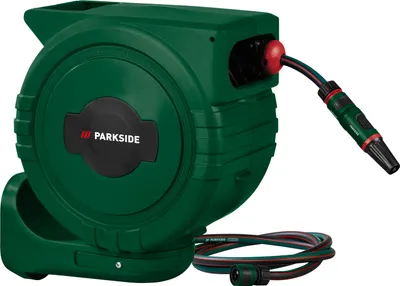 Produktbild von PARKSIDE® Wand-Schlauchaufroller, ca. 25 m, witterungs- und UV-beständig