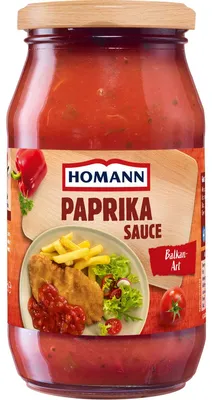 Zdjęcie produktu dla Homann Bałkański sos paprykowy z pomidorami i papryką 400ml