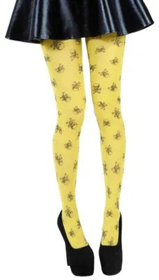 Produktbild von Pamela Mann Strumpfhose - Skulls Gelb