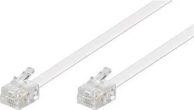Obrázok produktu pre Microconnect MPK191W, 15 m, RJ-11, RJ-11, Biela, Samec, Samec