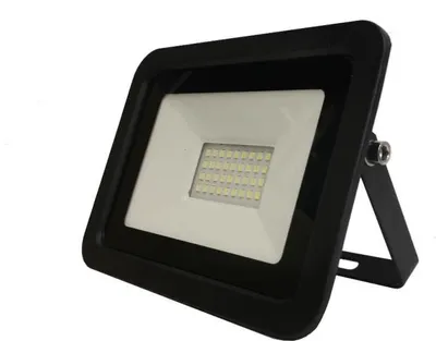 Image de Projecteur LED Noir 30W Extérieur IP65 - Blanc Neutre 4000K - 5500K