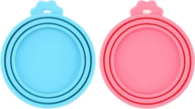Produktbild von Deckel für Konservendosen, universelle BPA-freie Silikon-Dosendeckel für Hundefutter und Katzenfutter, ein Dosendeckel passt auf die meisten Dosen in Standardgröße für Hundefutter und Katzenfutter