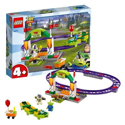 Zdjęcie produktu dla LEGO Toy Story 4 Carnival Thrill Coaster, Zestaw do budowania, 4 lat(a), 98 szt.