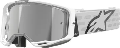 Image de lunettes VISION 8 CORP, ALPINESTARS (blanc, plexi argenté miroité) 2026