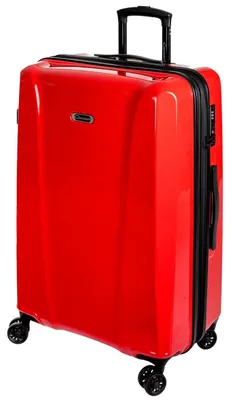 Produktbild von Rote Koffer 74 cm, großer Hartschalenkoffer Trolley Cavalet bei Bowatex