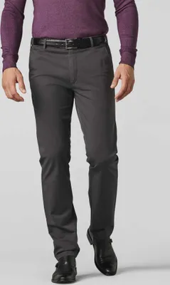 Produktbild von Meyer Baumwollhose Roma grau Baumwolle normale Passform