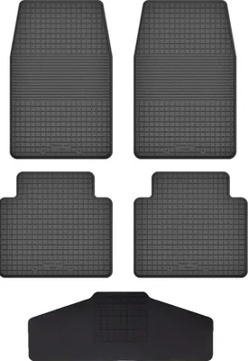 Produktbild von Gummi Fußmatten Set Für: Suzuki  Samurai (1981-1998) Gummimatten Schwarz